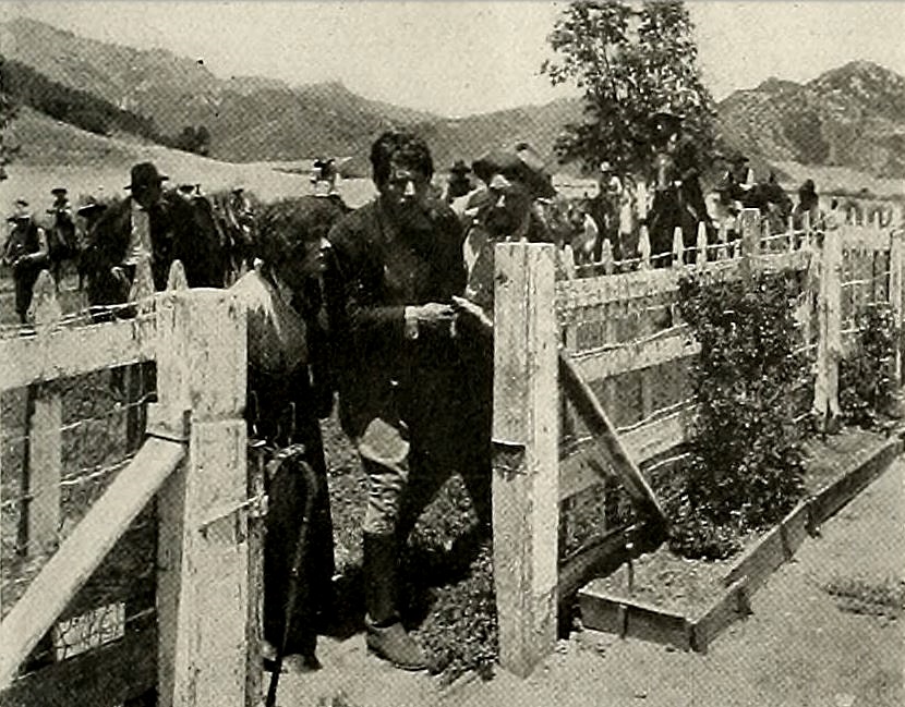 Carlyle Blackwell and Marin Sais in The Invaders (1913)