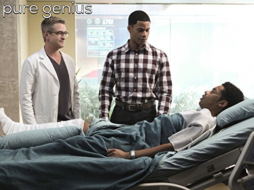 Dermot Mulroney, Jordan Calloway, and Dante Swain in Pure Genius (2016)