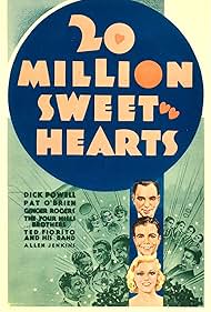 Ginger Rogers, Pat O'Brien, Allen Jenkins, Dick Powell, and The Mills Brothers in Twenty Million Sweethearts (1934)