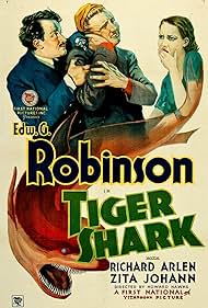 Edward G. Robinson, Zita Johann, and J. Carrol Naish in Tiger Shark (1932)