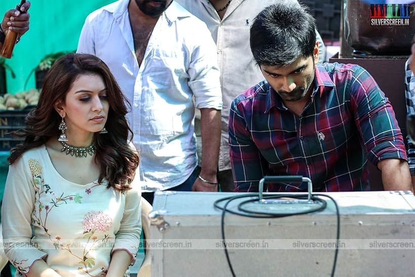 Hansika Motwani and Atharvaa Murali in 100 (2019)