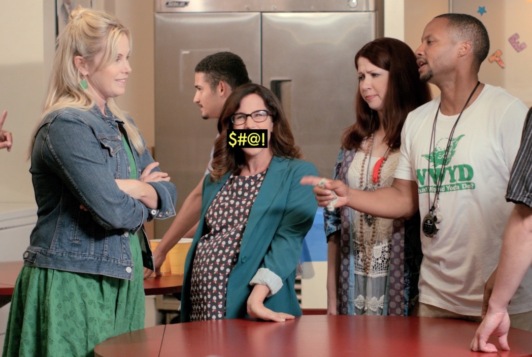 Nakia Burrise, Kente Scott, Catherine Sutherland, Danielle Montezinos, and Katie Koster in Class Dismissed (2015)