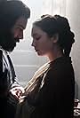 Aidan Turner and Matilda De Angelis in Leonardo (2021)