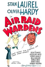 Oliver Hardy and Stan Laurel in Air Raid Wardens (1943)