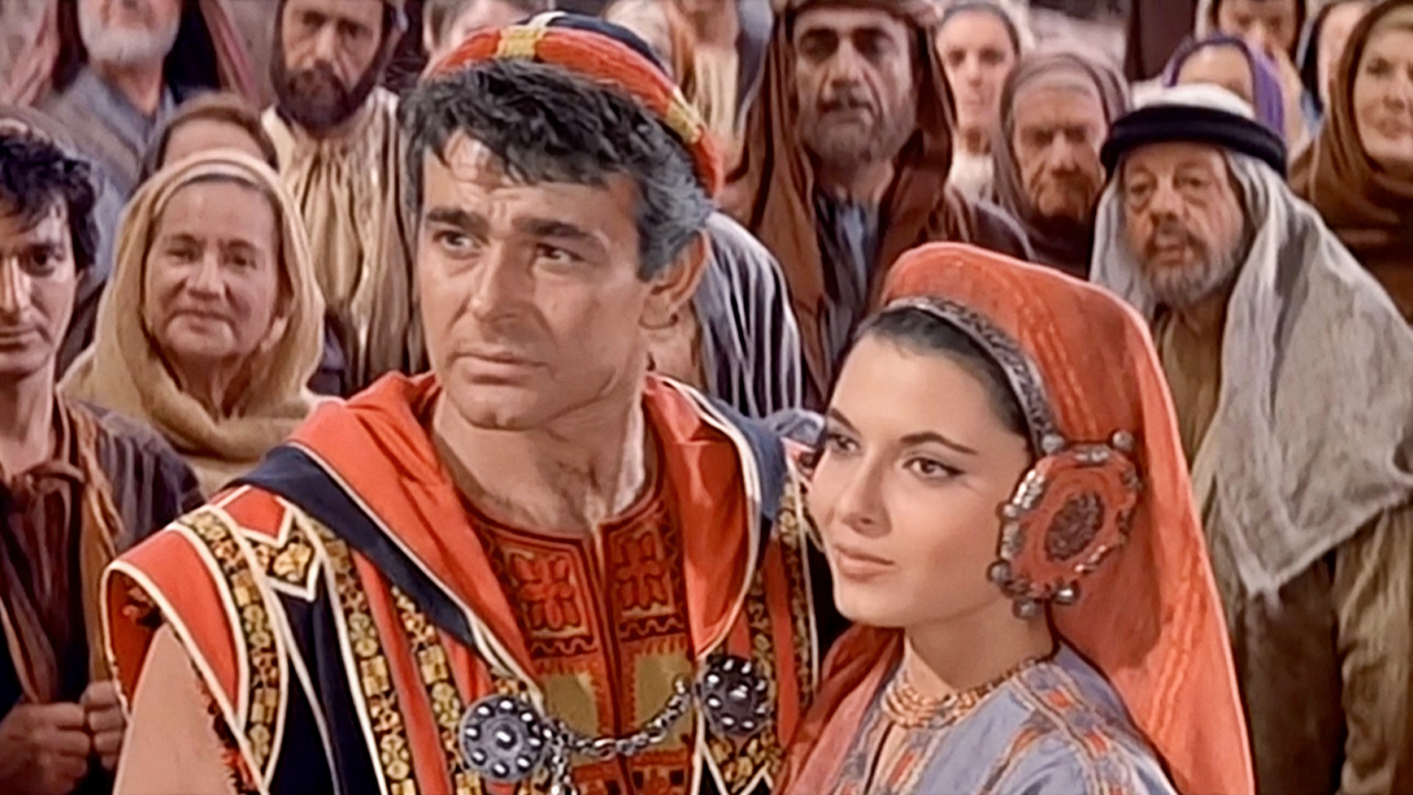 Elana Eden and Stuart Whitman in The Story of Ruth (1960)