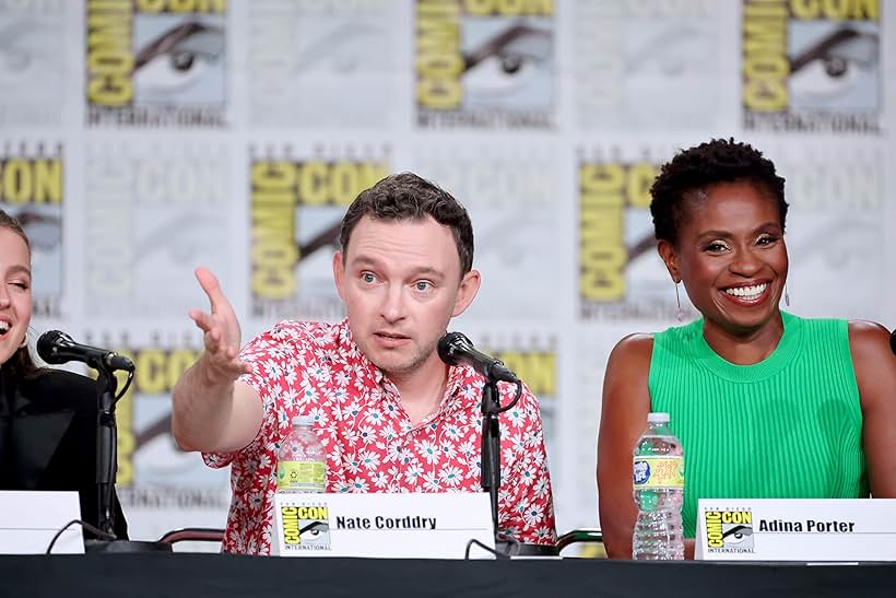 Adina Porter and Nate Corddry at an event for Paper Girls (2022)