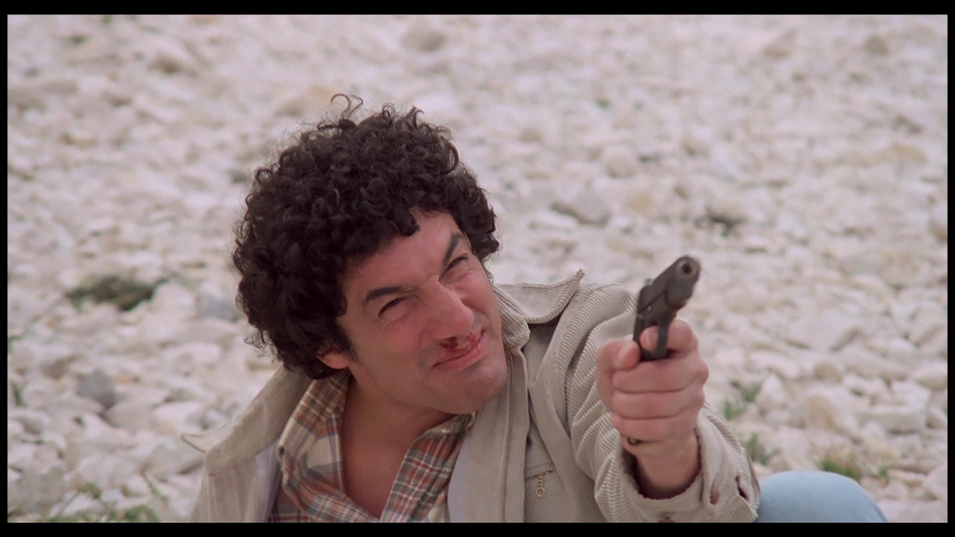 David Hess in Hitch-Hike (1977)