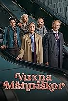 Felix Herngren, Rakel Wärmländer, and Carla Sehn in Vuxna människor (2022)