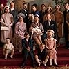 Matthew Goode, Victoria Hamilton, Yasmin McCullough, Marlo Woolley, Matt Smith, Claire Foy, Lyla Barrett-Rye, Vanessa Kirby, and Julian Baring in The Crown (2016)