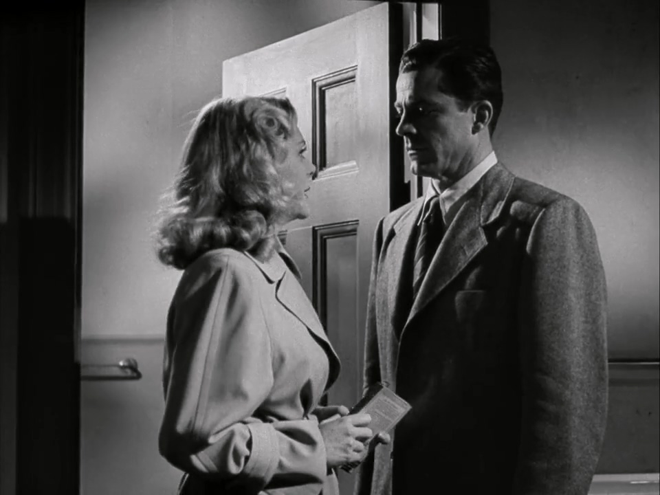 Dana Andrews and Alice Faye in Fallen Angel (1945)