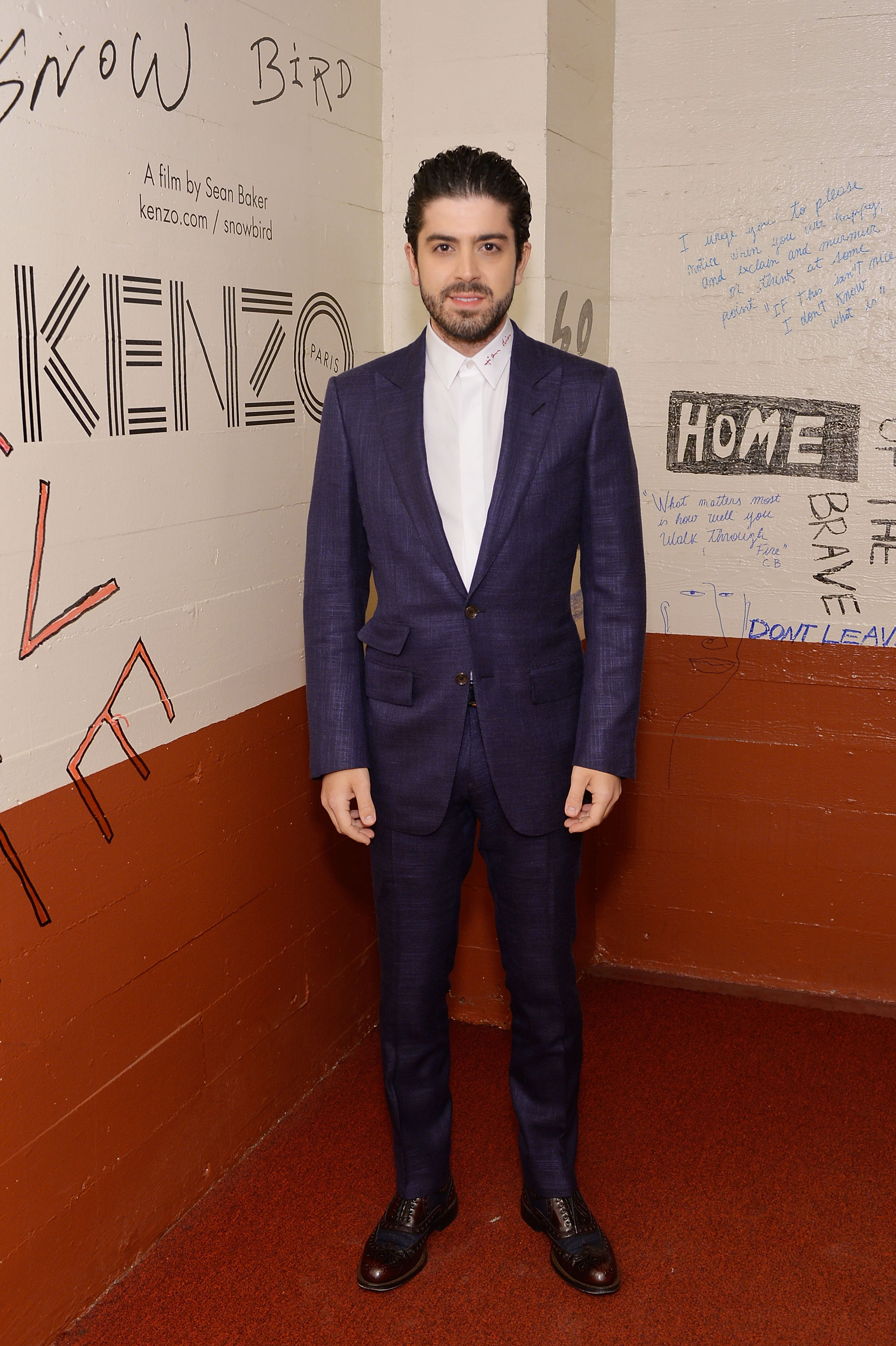 Actor Beejan Land attends Snowbird presented by Kenzo at Hollywood American Legion on February 2, 2016 in Los Angeles, California.