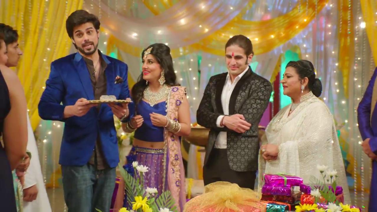 Shahnaz Rizwan, Rajat Tokas, Sharika Raina, and Siddharth Shivpuri in Naagin (2015)