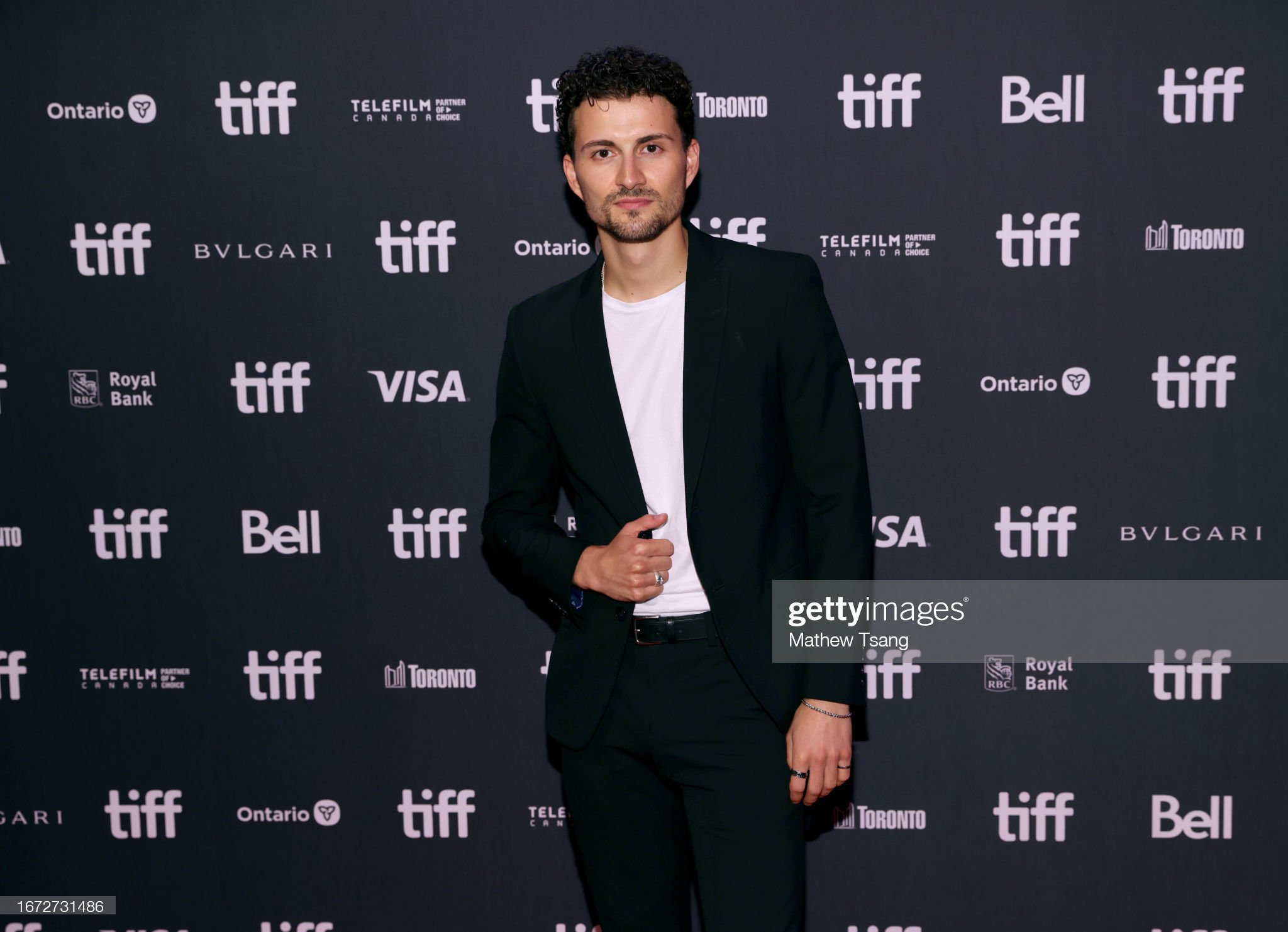 Robert Bazzocchi attends Bria Mack Gets a Life premiere at TIFF.