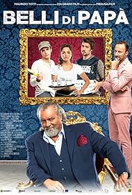 Diego Abatantuono, Francesco Facchinetti, Andrea Pisani, Matilde Gioli, and Francesco Di Raimondo in Belli di papà (2015)