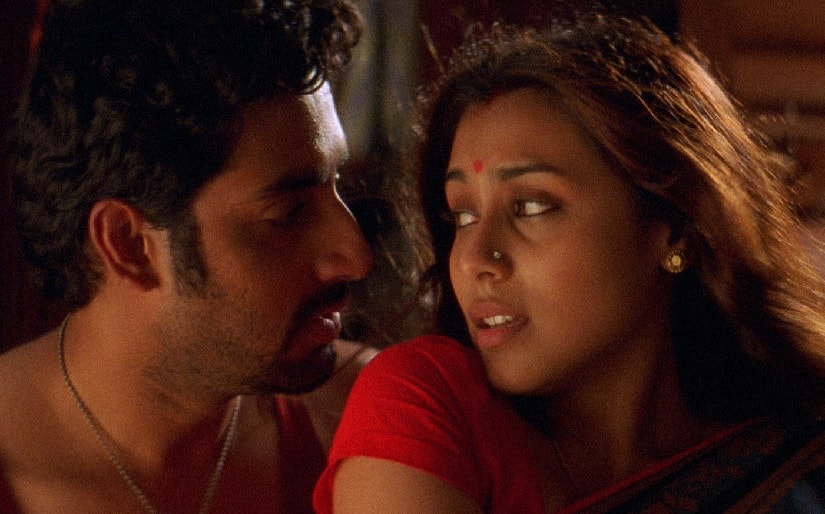 Abhishek Bachchan and Rani Mukerji in Yuva (2004)