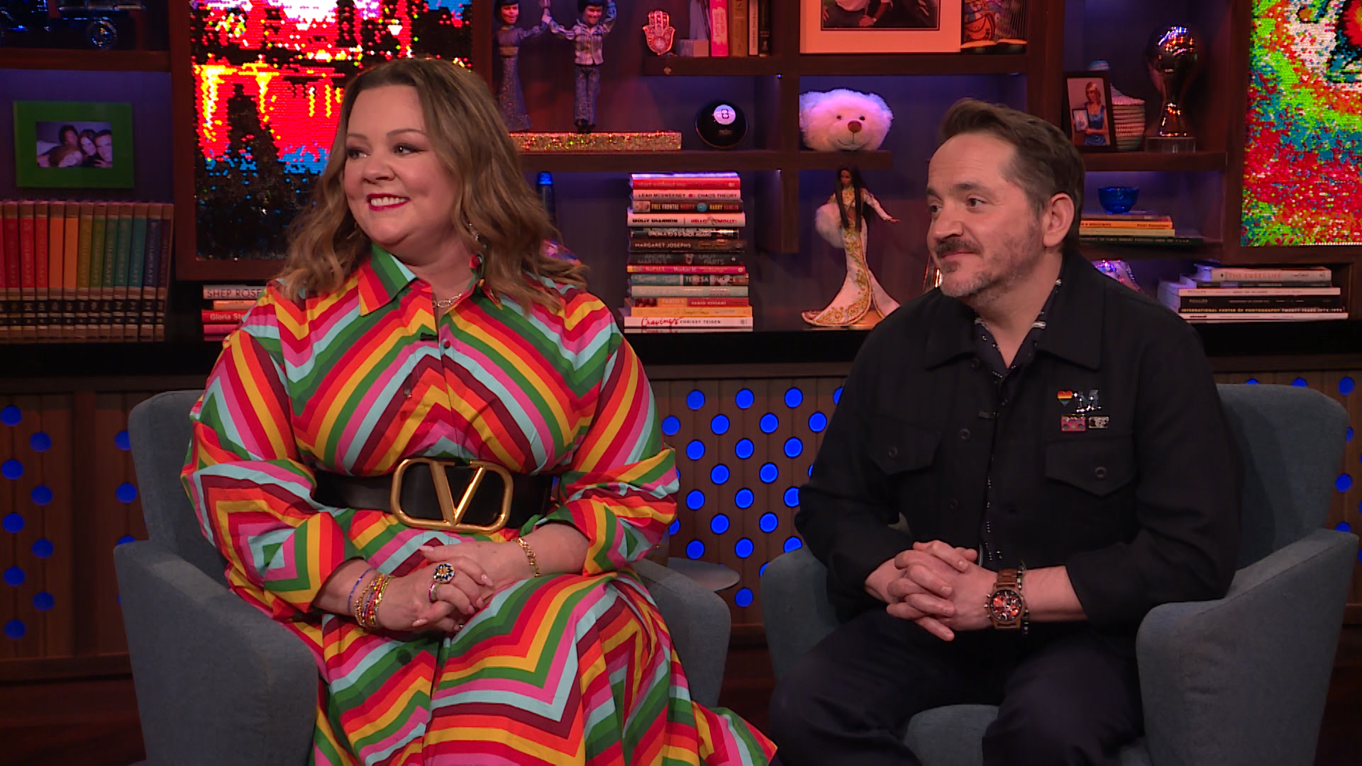 Melissa McCarthy and Ben Falcone in Watch What Happens Live with Andy Cohen (2009)