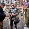 Dietmar Bär, Max Riemelt, and Marlene Tanczik in Ein Taxi zur Bescherung (2022)