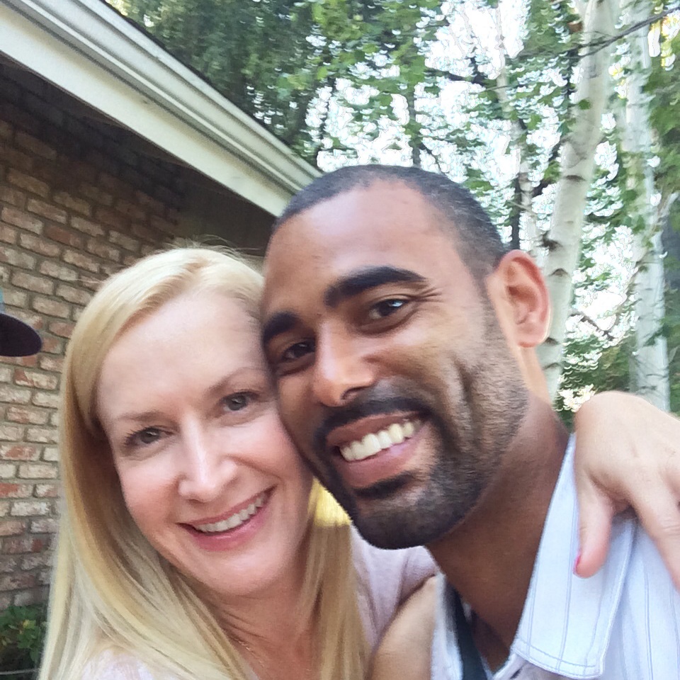 Me & Angela Kinsey on set