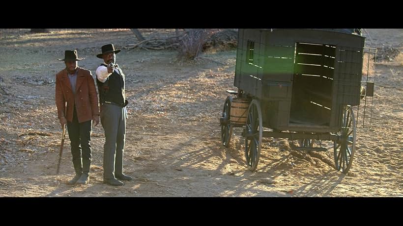 Delroy Lindo and Jonathan Majors in The Harder They Fall (2021)