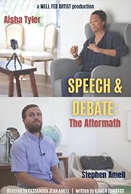 Aisha Tyler and Stephen Amell in Speech & Debate: The Aftermath (2020)