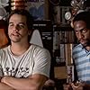 Wagner Moura and Lázaro Ramos in Cidade Baixa (2005)