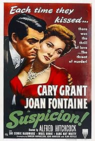 Joan Fontaine and Cary Grant in Suspicion (1941)