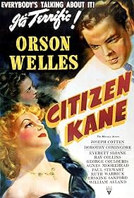 Orson Welles, Dorothy Comingore, and Ruth Warrick in Citizen Kane (1941)