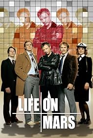 Philip Glenister, Marshall Lancaster, John Simm, Liz White, and Dean Andrews in Life on Mars (2006)