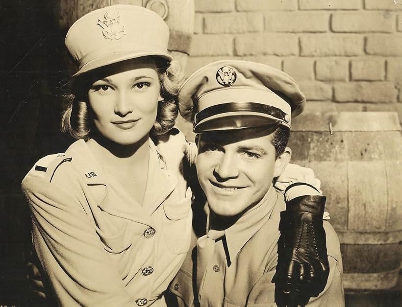 Dana Andrews and Constance Dowling in Up in Arms (1944)