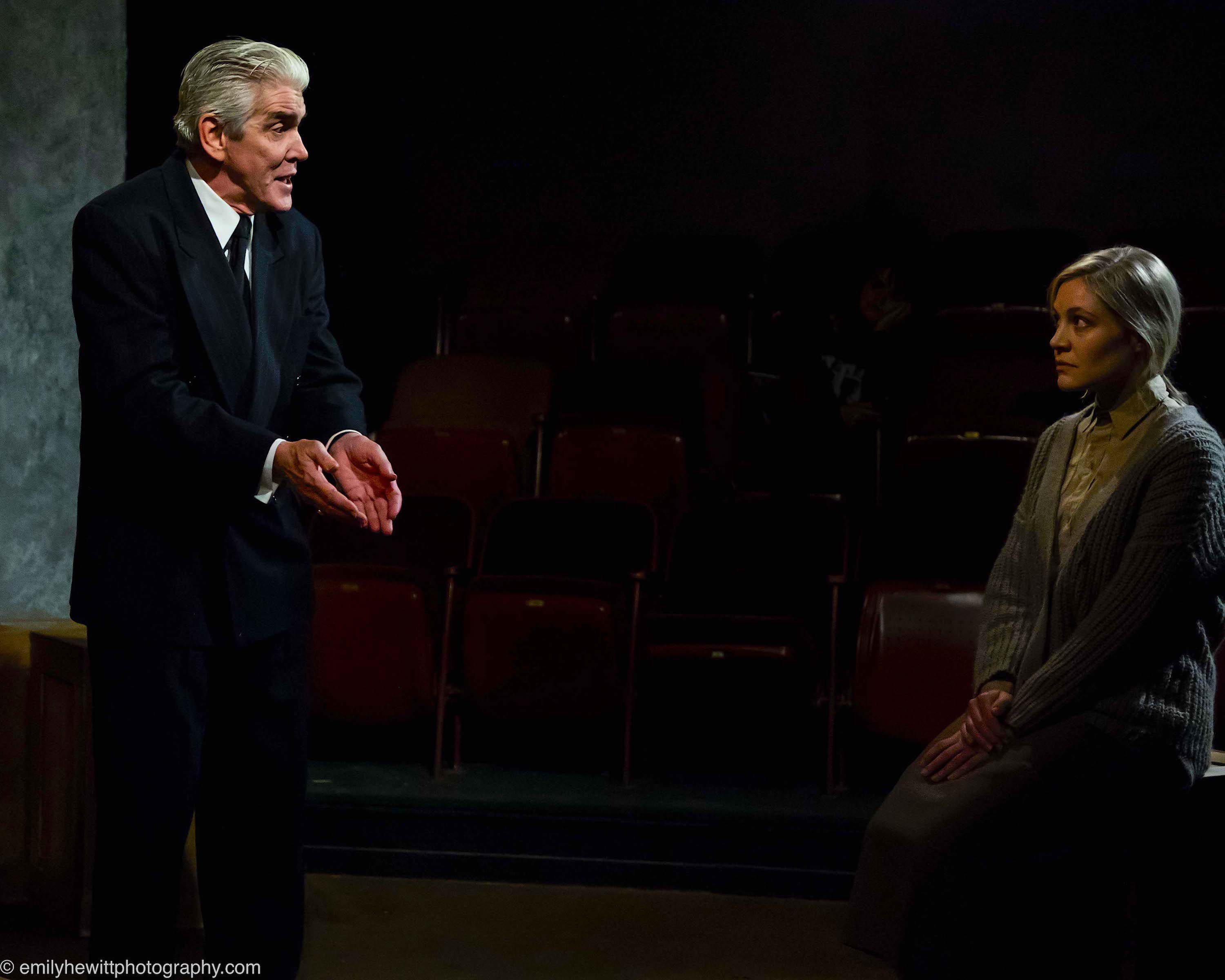 David Logan Rankin & Erin Beirnard in "Shadow of Heroes" at The Metropolitan Playhouse, NYC.