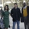 Malcolm Barrett, Abigail Spencer, and Matt Lanter in Timeless (2016)