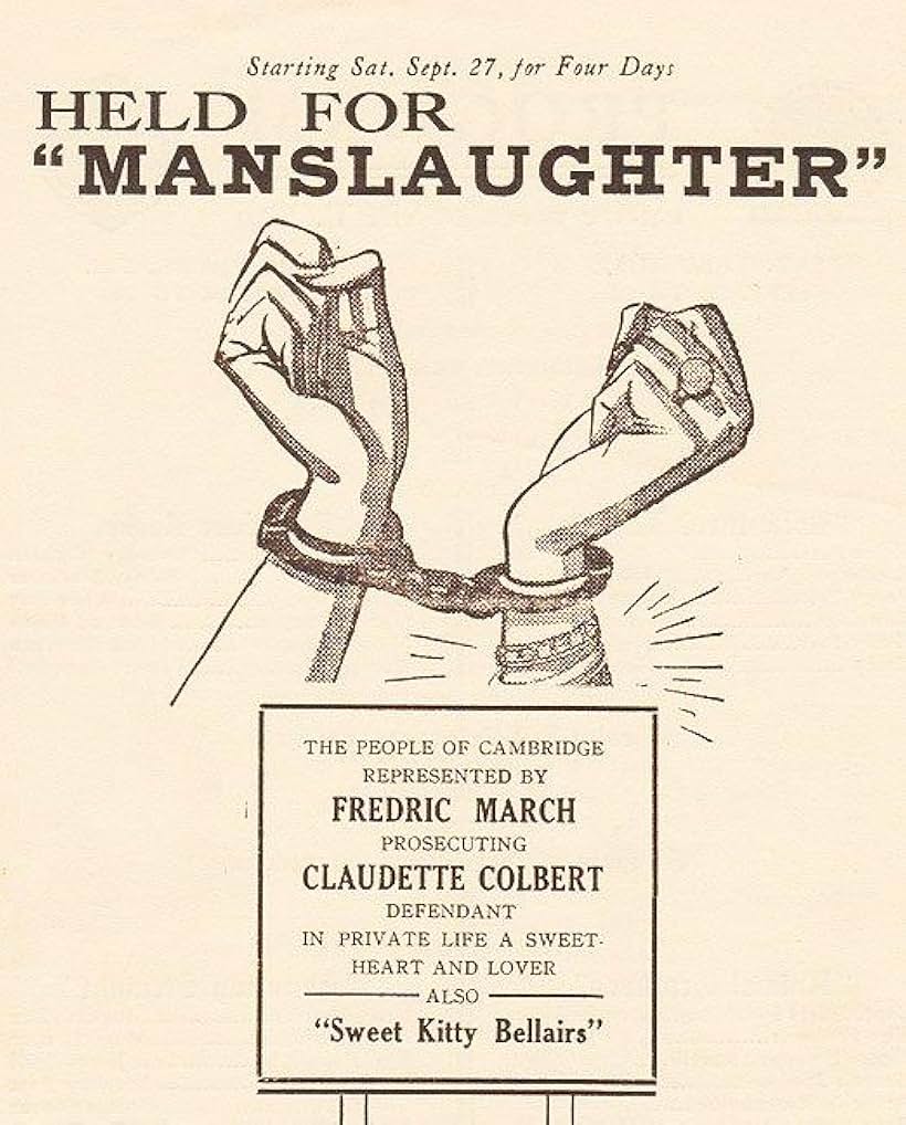 Manslaughter (1930)