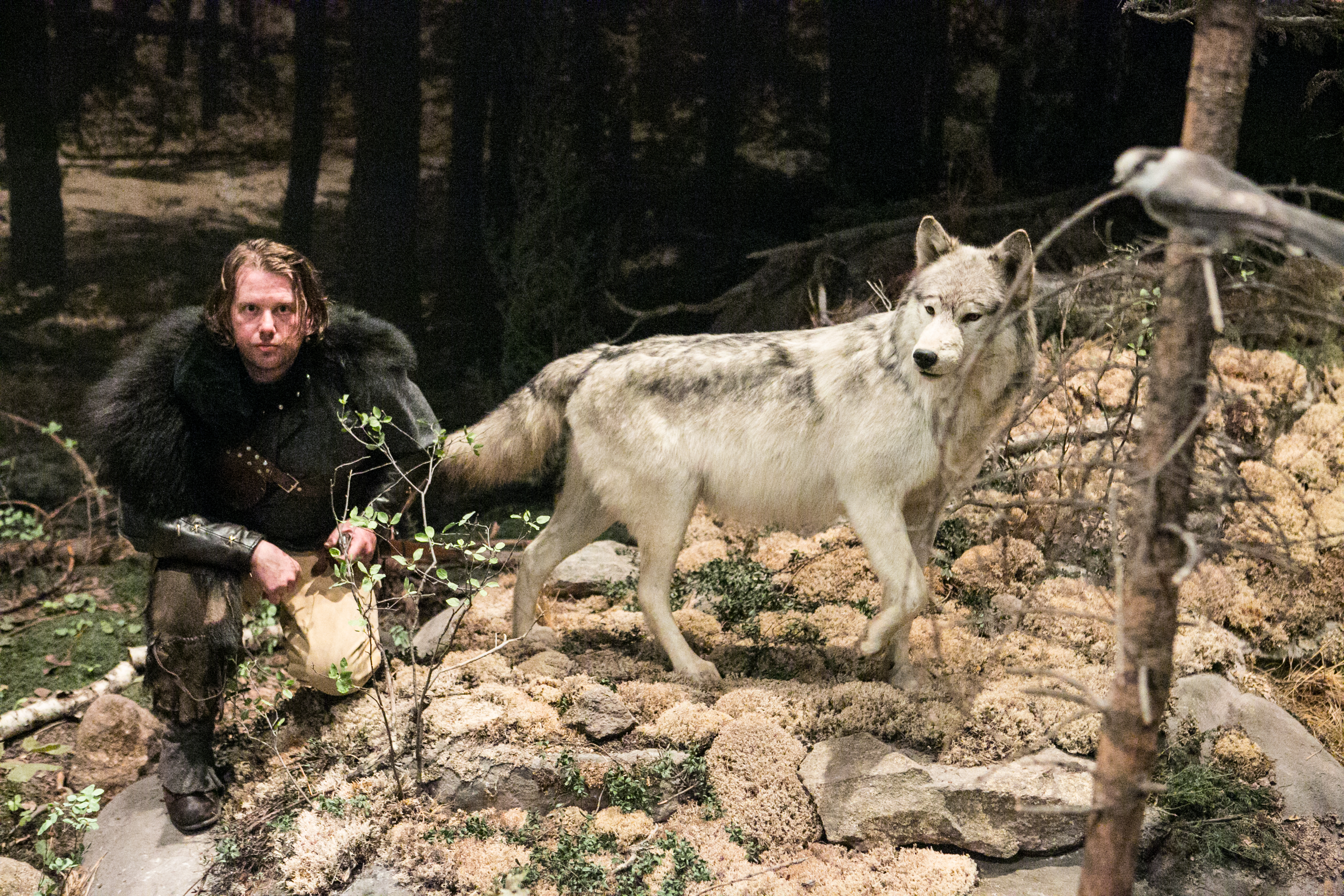 Production photo. Director Aaron Merke as Brom 