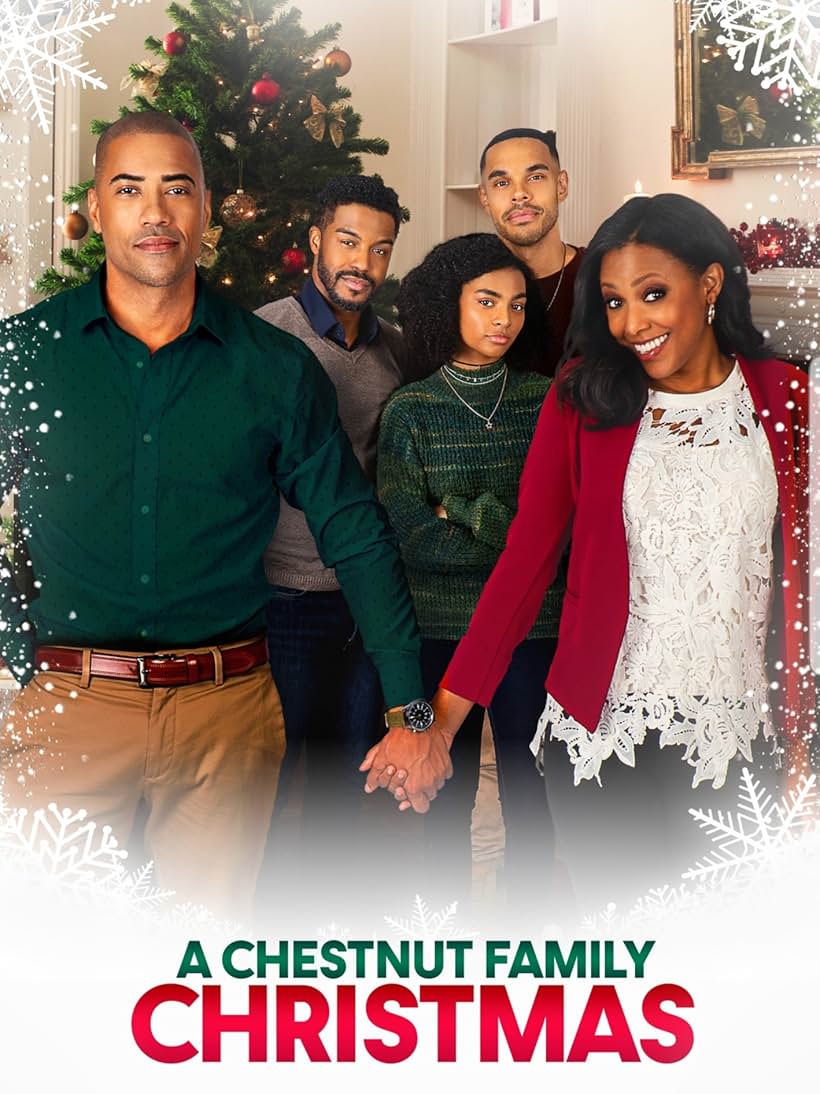 Kalista Wilson, Brad James, Meagan Holder, Jaime M. Callica, and Klarc Jerome Wilson in A Chestnut Family Christmas (2021)