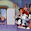 Jess Harnell, Tress MacNeille, Rob Paulsen, and Frank Welker in Animaniacs (1993)