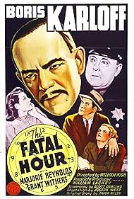 Boris Karloff, Lita Chevret, James C. Morton, Marjorie Reynolds, and Grant Withers in The Fatal Hour (1940)