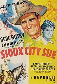 Gene Autry, The Cass County Boys, Lynne Roberts, and Champion Jr. in Sioux City Sue (1946)