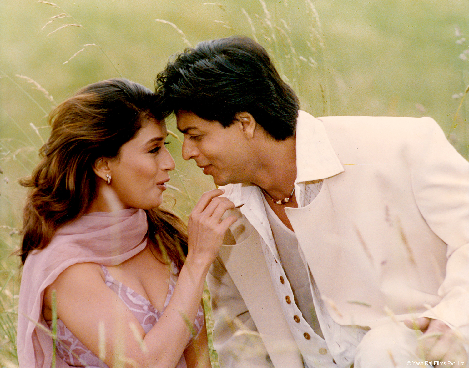 Madhuri Dixit and Shah Rukh Khan in Dil To Pagal Hai (1997)