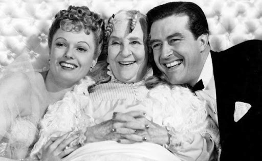 Ray Milland, Anna Neagle, and May Robson in Irene (1940)