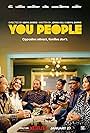 David Duchovny, Nia Long, Julia Louis-Dreyfus, Eddie Murphy, Jonah Hill, and Lauren London in You People (2023)