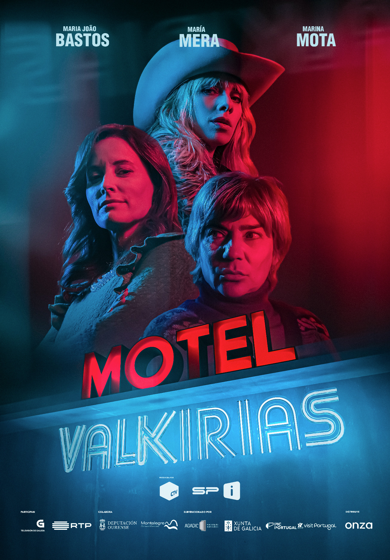 Marina Mota, Maria João Bastos, and María Mera in Motel Valkirias (2023)