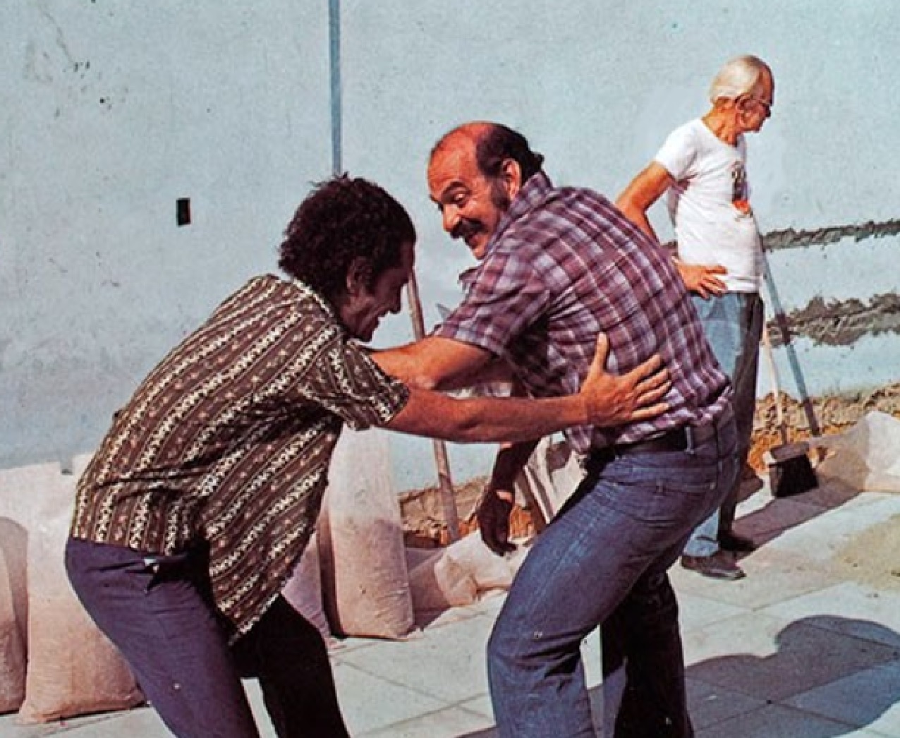 Lima Duarte and Nelson Xavier in A Queda (1978)