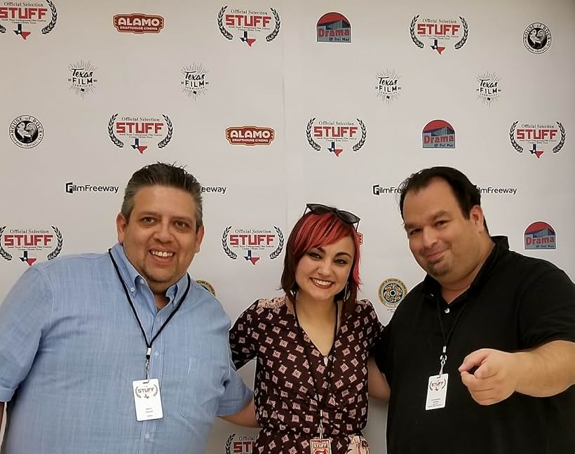 At South Texas Underground Film Festival with Mario Aguilar and Tara Allen.