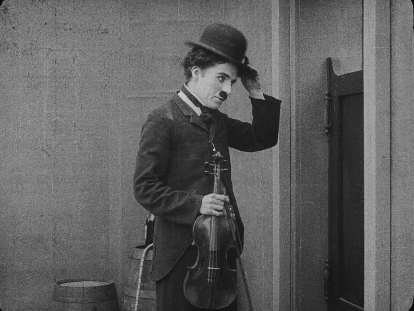 Charles Chaplin in The Vagabond (1916)