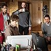 Martin Starr, Zach Woods, Thomas Middleditch, and Kumail Nanjiani in Silicon Valley (2014)