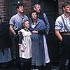 Sean Bean, Faye Dannell, Gillian Hope, Leslie Schofield, Owen Teale, and Anny Tobin in The Fifteen Streets (1989)