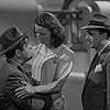 Bud Abbott, Lou Costello, and Mary Wickes in Who Done It? (1942)