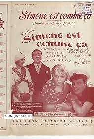 Davia, Henri Garat, Meg Lemonnier, and Jean Périer in Simone est comme ça (1933)