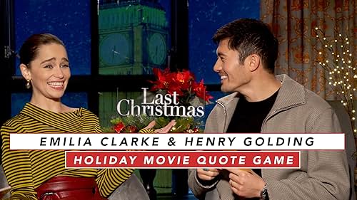 Emilia Clarke and Henry Golding Play Holiday Movie Quote Game