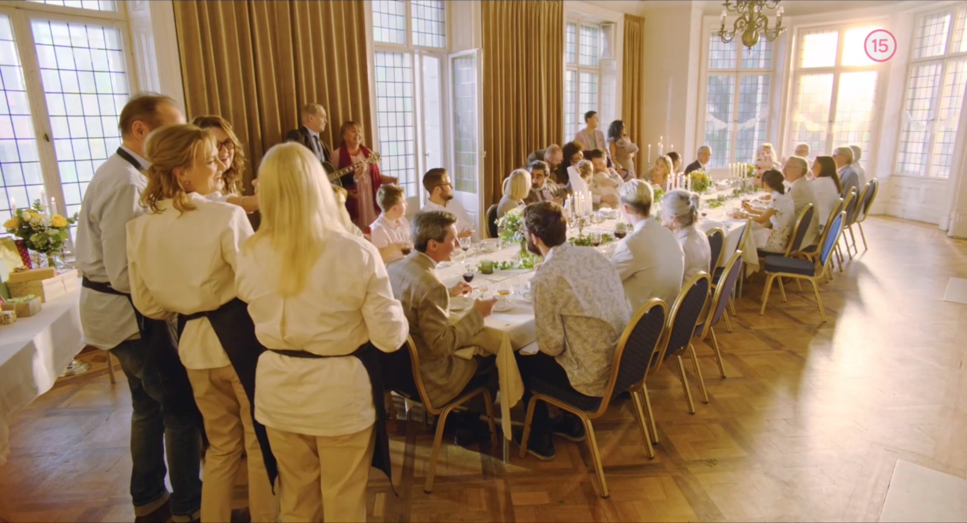 Peter Stormare, Sussie Ericsson, Carina M. Johansson, Björn Kjellman, Marie Richardson, Maria Sid, Ida Engvoll, and Klas Wiljergård in Food and Romance (2022)